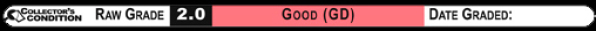 2.0 GOOD (GD): Raw Grade Label