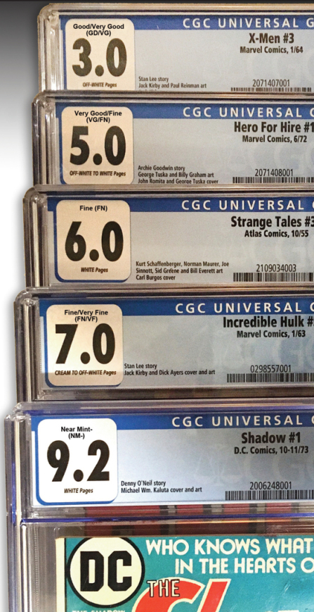 Enhance your slabbed comics with Clear Gloss Letter Grade Transparent Labels. Fits over CGC, CBCS & PGX slabbed graded comic book cases. All letter grades available! Do it yourself!